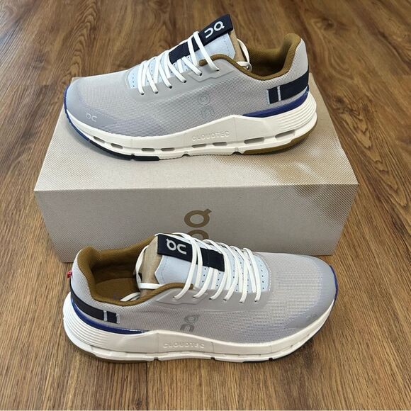 ON CLOUDNOVA silver heather running athletic training lace up shoes sneakers sz8 - Picture 6 of 6